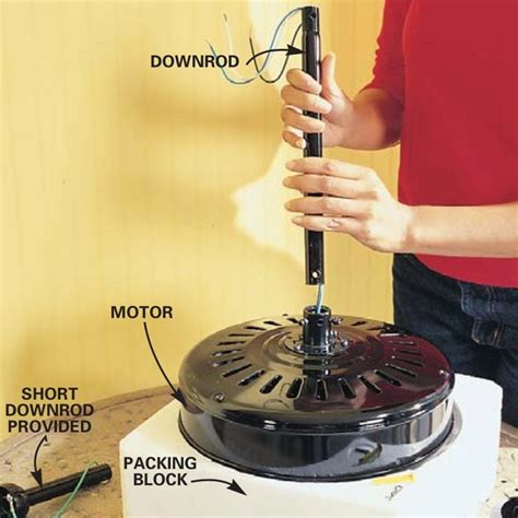 Install Ceiling Fan Downrod Extension