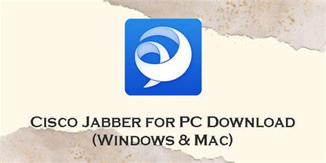 install cisco jabber windows 10