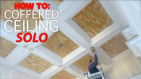install coffered ceiling