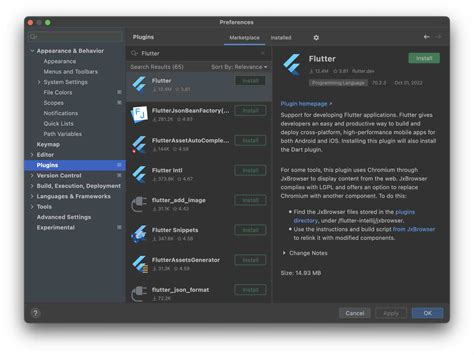 install flutter android