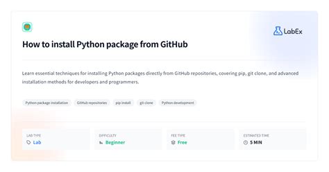 install from github python