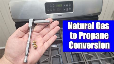 install gas stove to propane conversion kit
