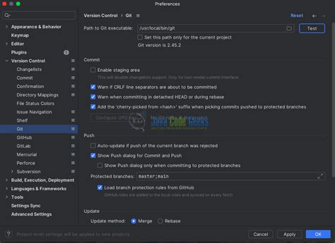 install git in intellij