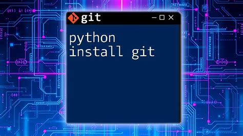 install git python pip
