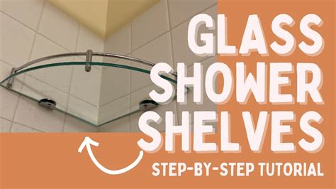 Install Glass Shower Shelf