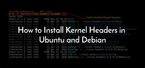 Install Headers Ubuntu