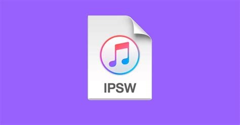 install ipsw file