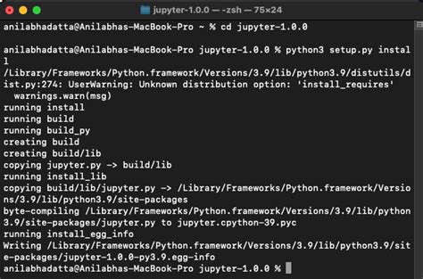 install jupyter notebook python mac