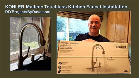 Install Kohler Touchless Kitchen Faucet