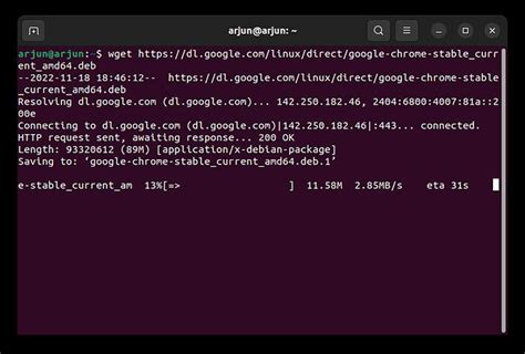 install latest version of chrome in ubuntu using terminal