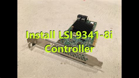 Install Lsi Raid Controller