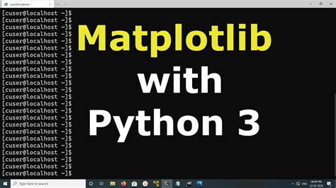 install matplotlib in python vs code