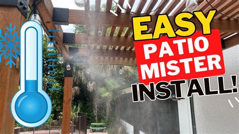 How To Install Patio Misters Garden Misters Bunnings Fasci Garden