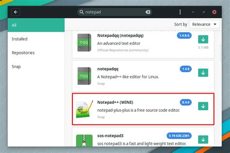 Install Notepad++ Manjaro