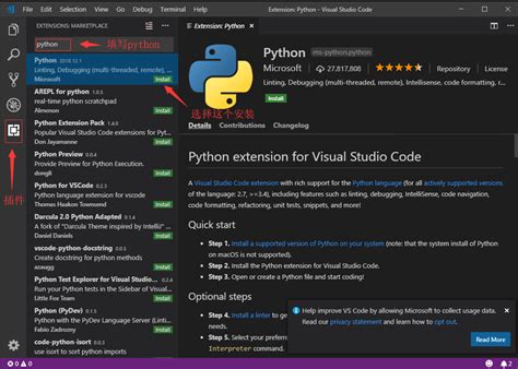install python interpreter vscode windows