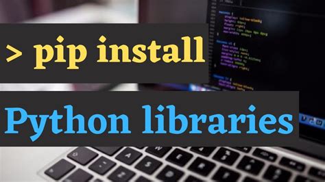 install python libraries pip
