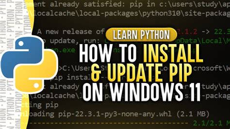 install python library without pip windows