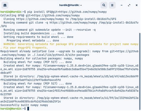install python package from github repo