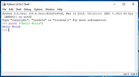 install python shell windows