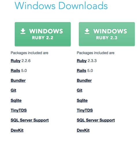 Install Rails En Windows