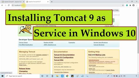 Install Service Tomcat