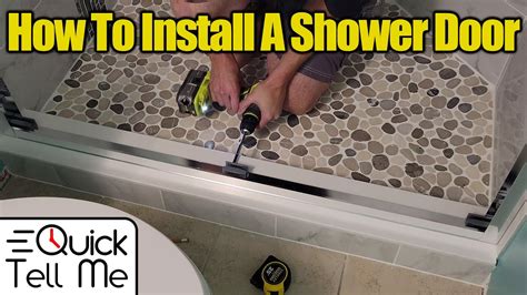 Install Shower Door Without Stud
