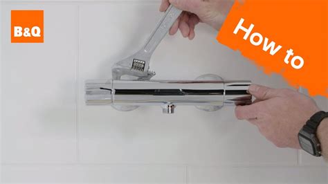 Install Shower Mixer Bar