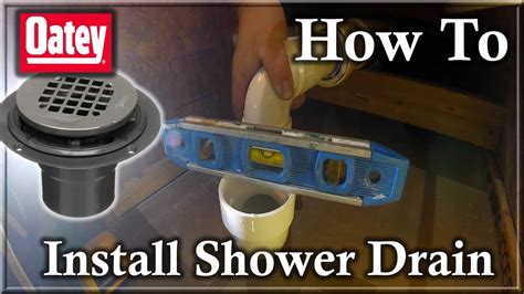 Install Shower Pan Drain