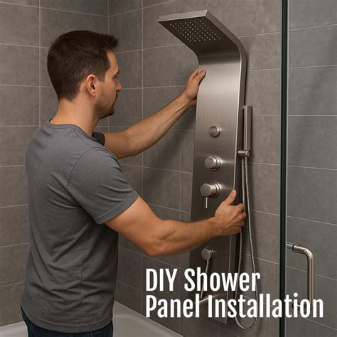 Install Shower Panel In Existing Shower