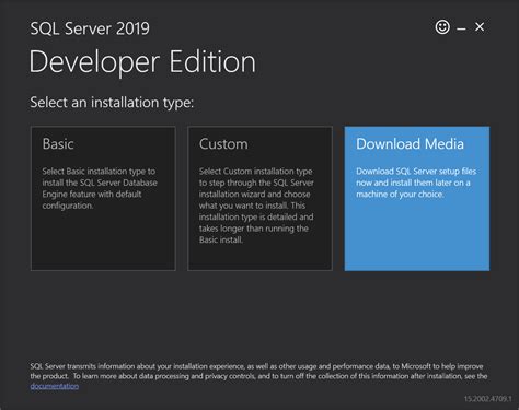 install sql server 2019 developer edition