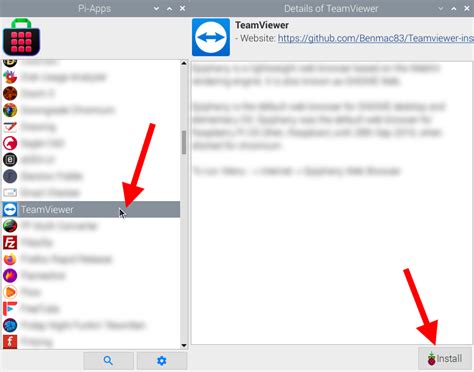 install teamviewer client on raspberry pi