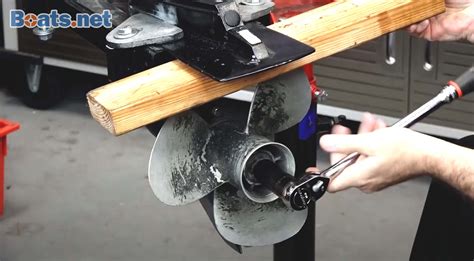 Install the prop nut