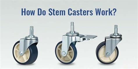 Install Threaded Stem Casters