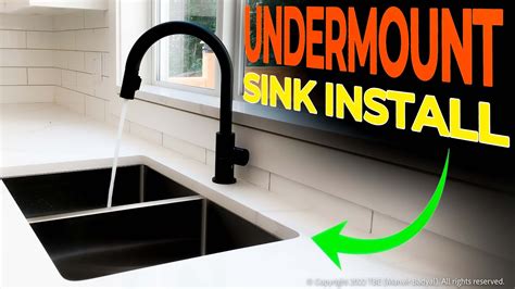 Install Undermount Kitchen Sink Granite