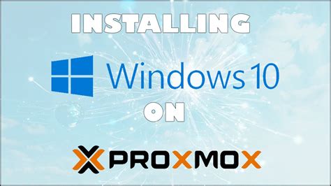 install windows in proxmox