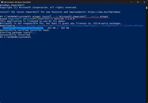 Install Windows Service Command Line Powershell