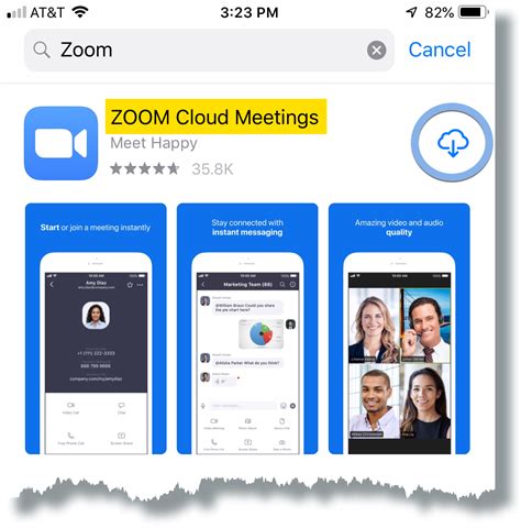 install zoom cloud meeting app