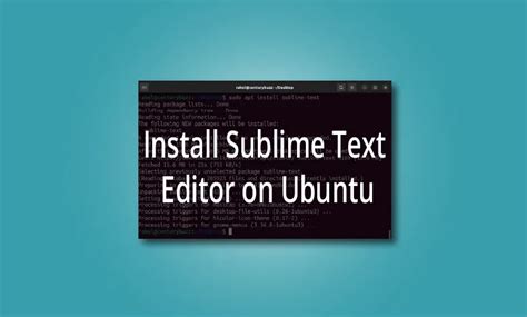 Install Sublime Text 4 on Ubuntu and Other Linux