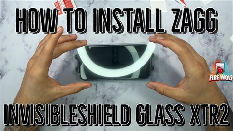 Zagg Invisible Shield Install on iPad Part 1 Front Side YouTube