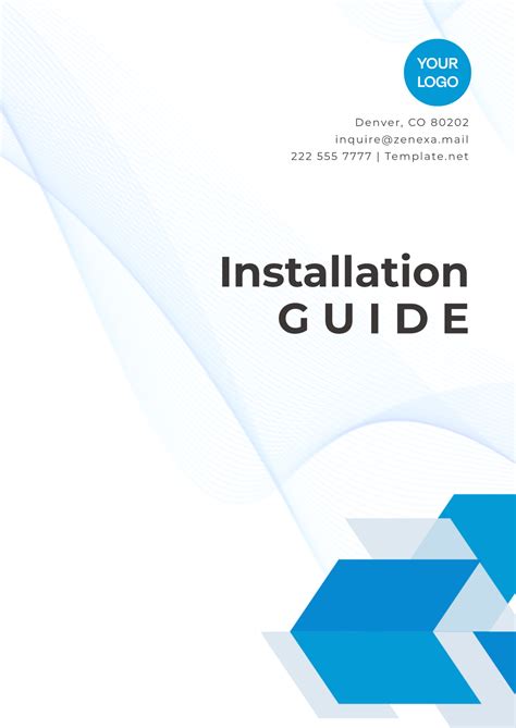 Installation Guide Example