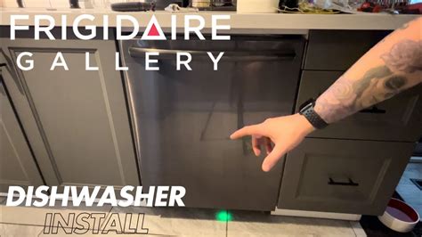 Installation Of A Frigidaire Dishwasher