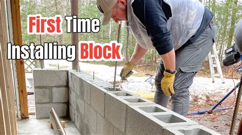 Installation Of Cement Block
