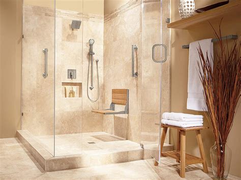 Installed Shower Bench