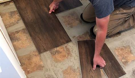 How to successfully install peel and stick vinyl tile over existing