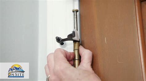 Installing A Door Hinge Stop