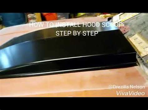 Installing A Hood Scoop