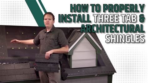 Installing Architectural Shingles Youtube