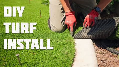 Installing Artificial Turf In Small Area