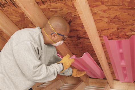 Installing Baffles For Insulation