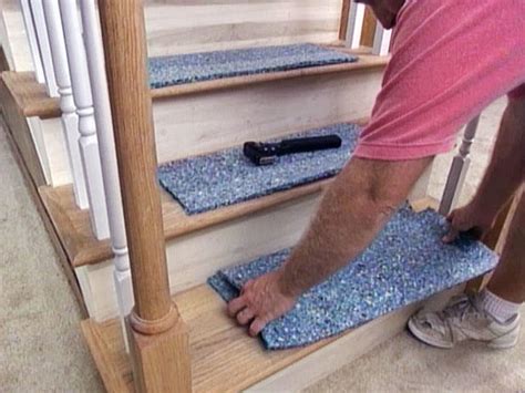 installing carpet treads on stairs